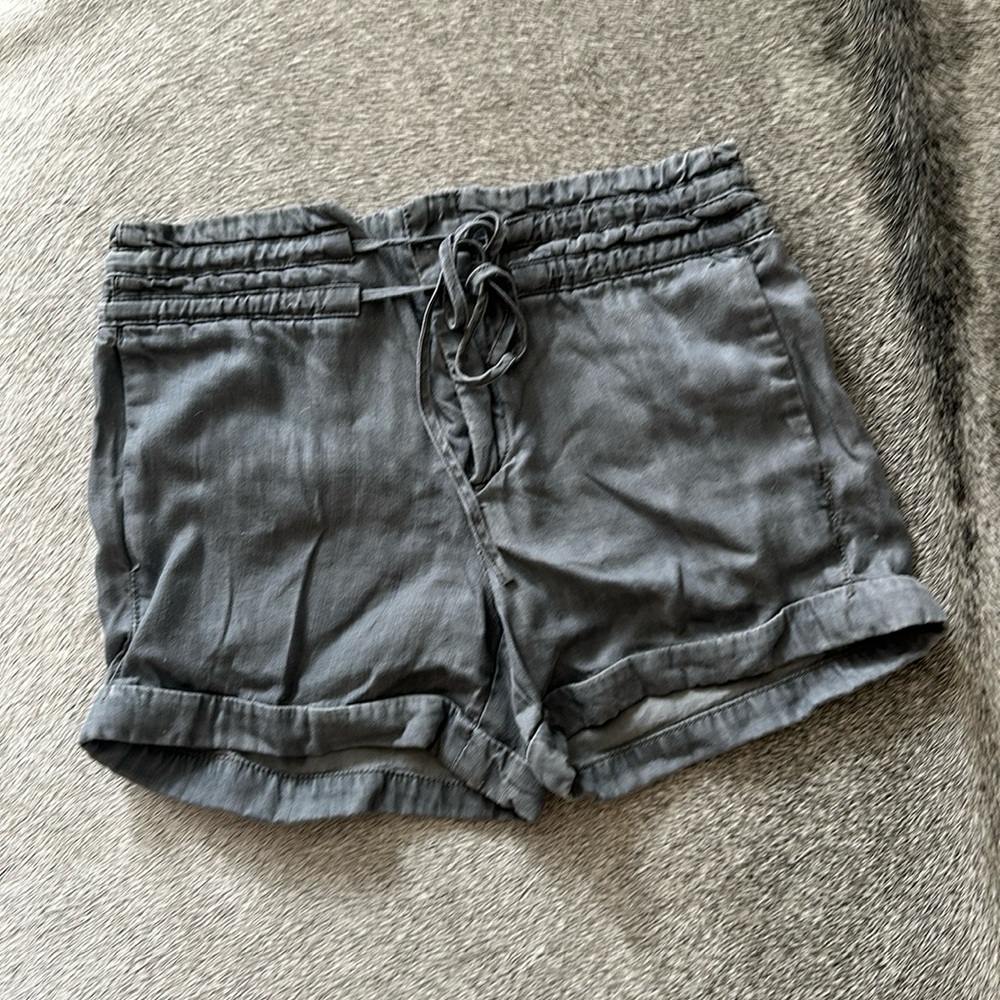 Helmut Lang drawstring tensel shorts